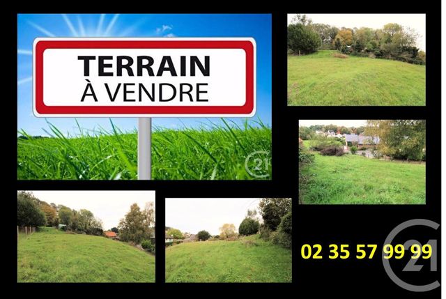 Afficher la photo en grand terrain à vendre - 968.0 m2 - ST VALERY EN CAUX - 76 - HAUTE-NORMANDIE - Century 21 Accore
